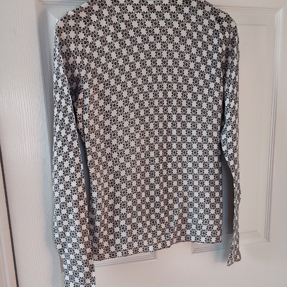 Ann Taylor Black and White Cardigan Sweater Medium - Picture 5 of 5